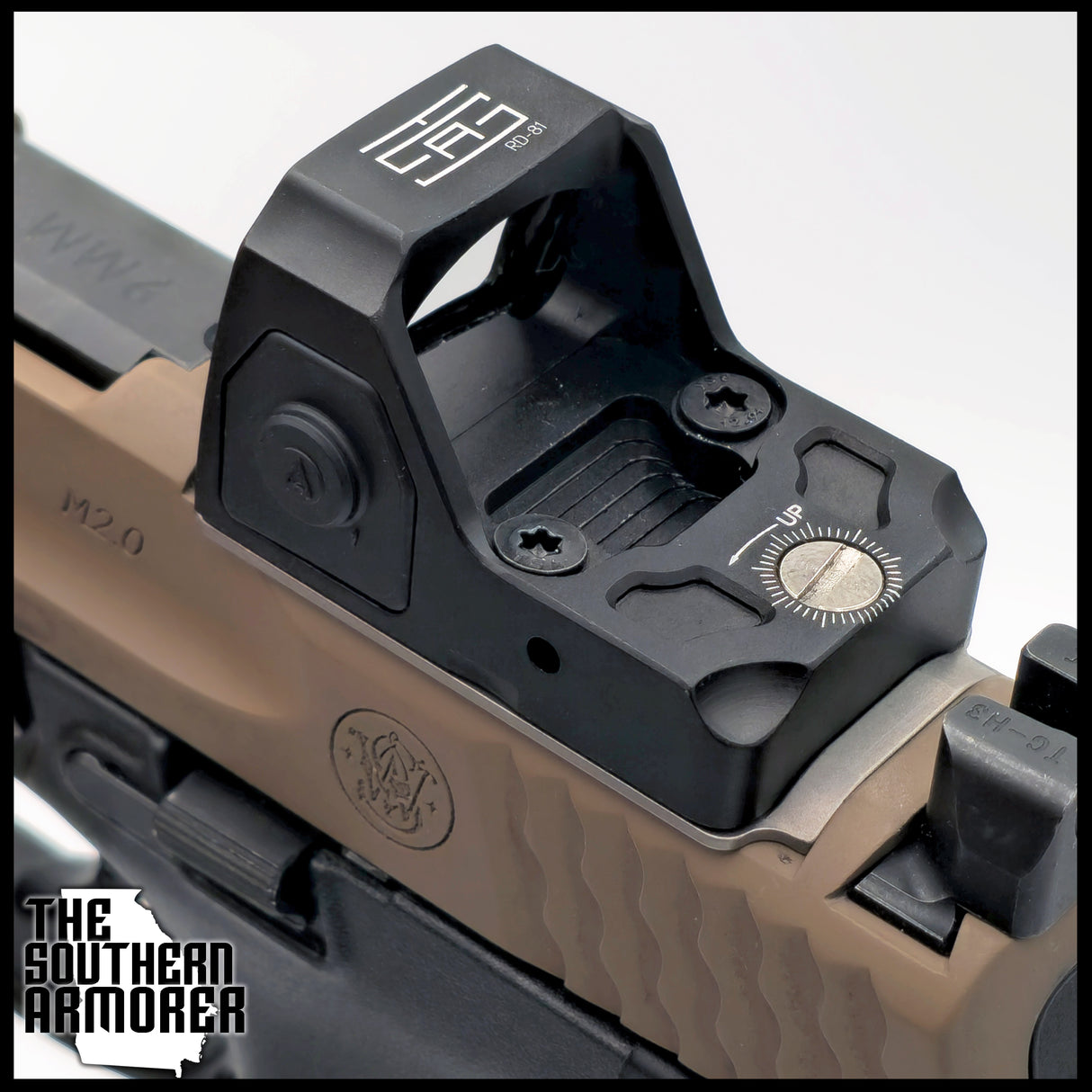 TSA® RD-81 2 MOA Green Dot Sight – RMR Footprint Micro Pistol Optic w/ Shake Awake + Picatinny & GLOCK® Mount