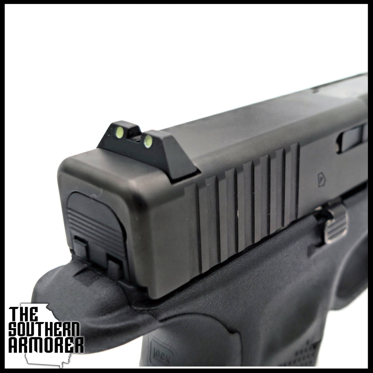Glow - in - the - Dark Night Sights – Fits GLOCK® 1" Wide Slides (Gen 3–5) – Hand - Assembled USA - The Southern Armorer LLC