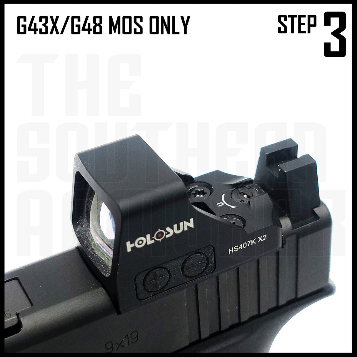 TSA® Adapter Filling Plate – Fits Holosun® 407K / 507K – Springfield® Hellcat OSP & GLOCK® 43X/48 MOS - The Southern Armorer LLC