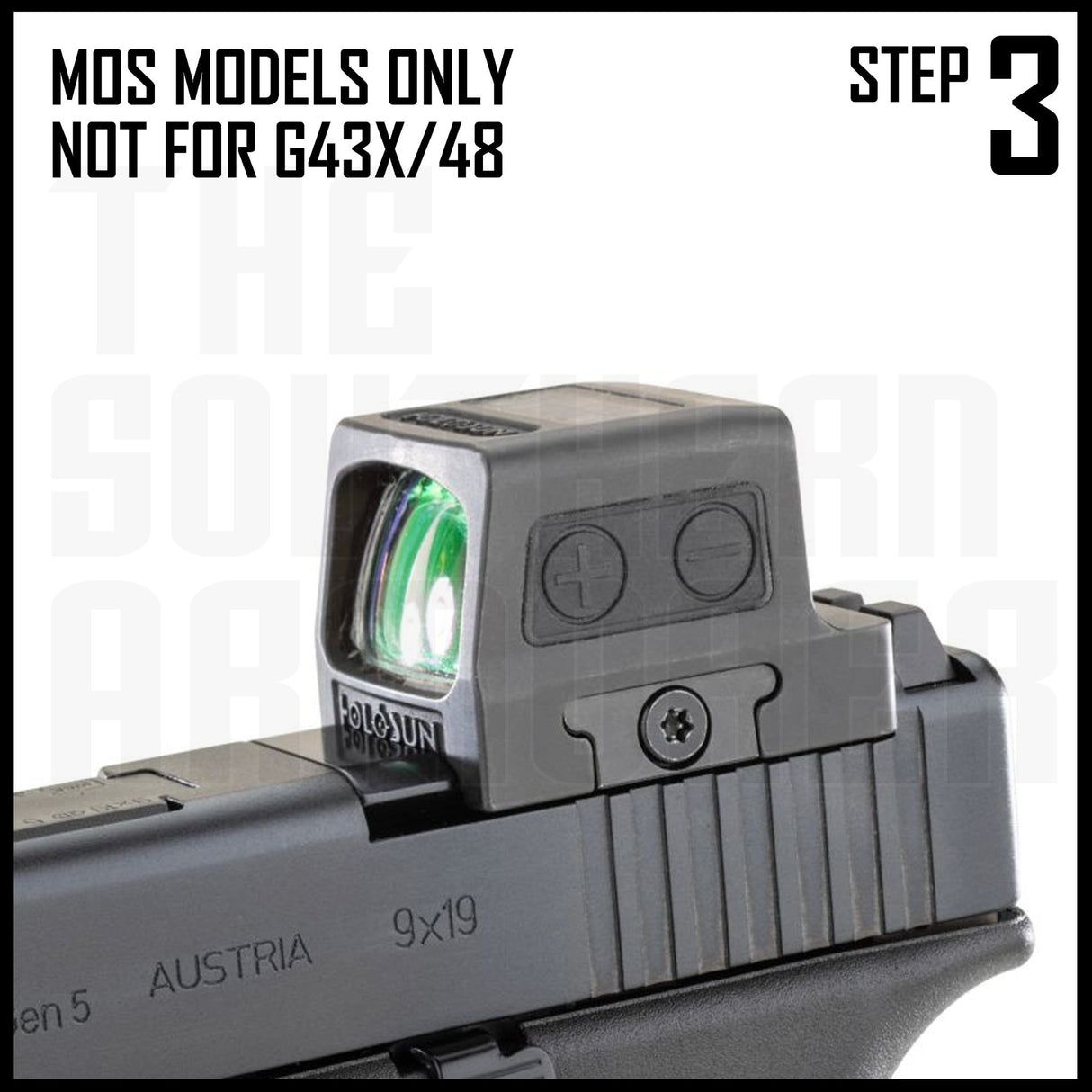 TSA® Adapter Plate for GLOCK® Gen5 MOS Models – Fits Holosun® 509T Red Dot Optic - The Southern Armorer LLC