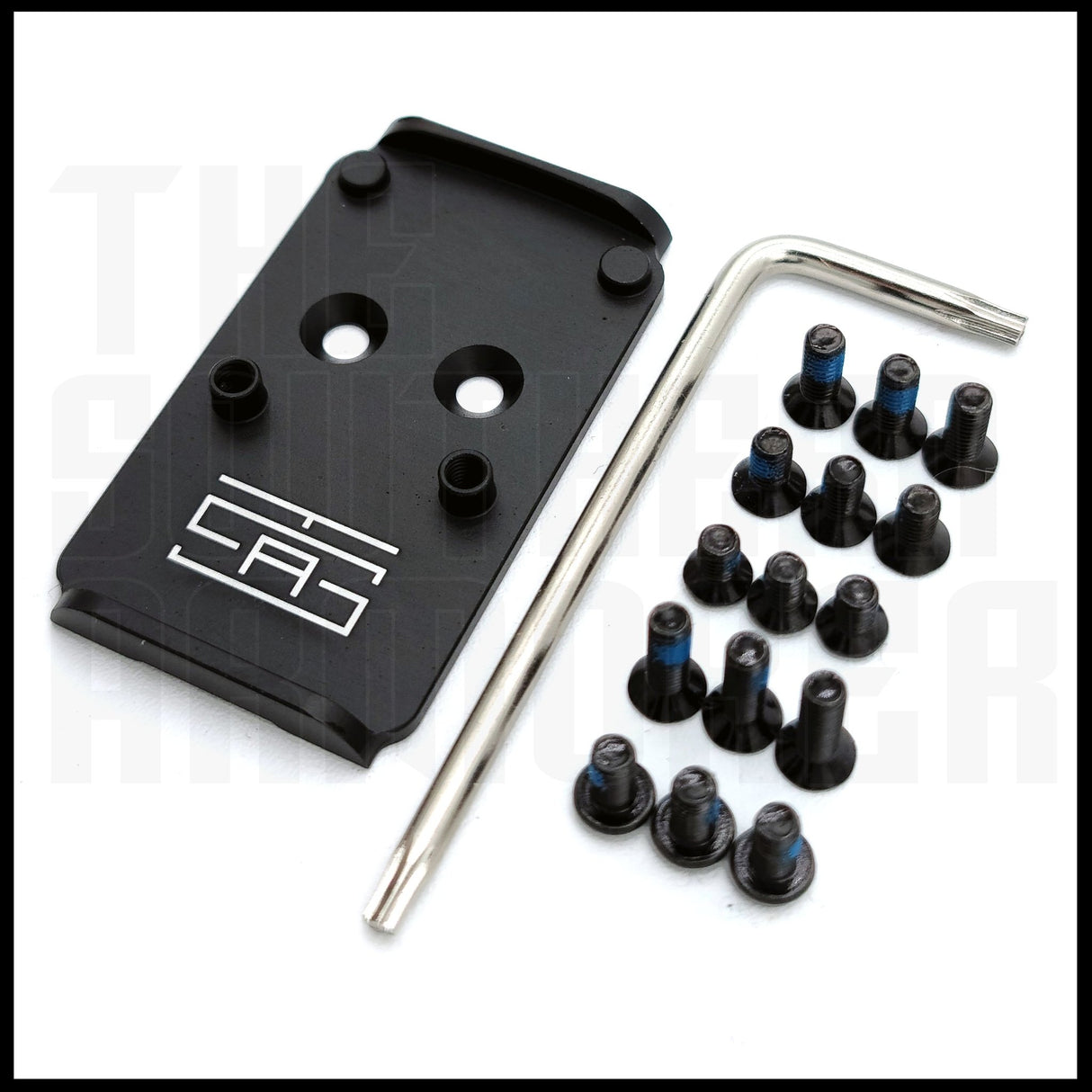 TSA® Adapter Plate – RMR Footprint Optics for GLOCK® MOS Pistols (Trijicon®, Holosun®, Swampfox®, ADE®, More - The Southern Armorer LLC