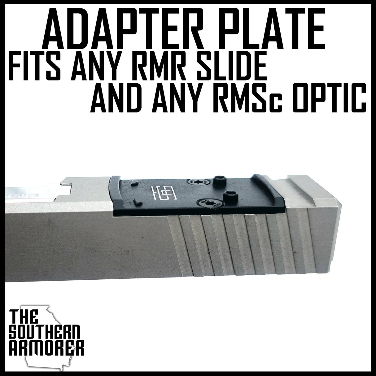 TSA® Adapter Plate – RMR to RMSc Optics for RMR - Cut Slides (Holosun® 407K/507K, Shield®, More) - The Southern Armorer LLC