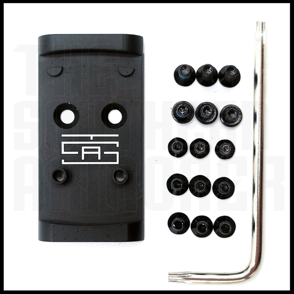 TSA® Adapter Plate – RMSc Footprint Optics for GLOCK® MOS Pistols (Holosun®, Shield®, Swampfox®, SIG Sauer®, More) - The Southern Armorer LLC