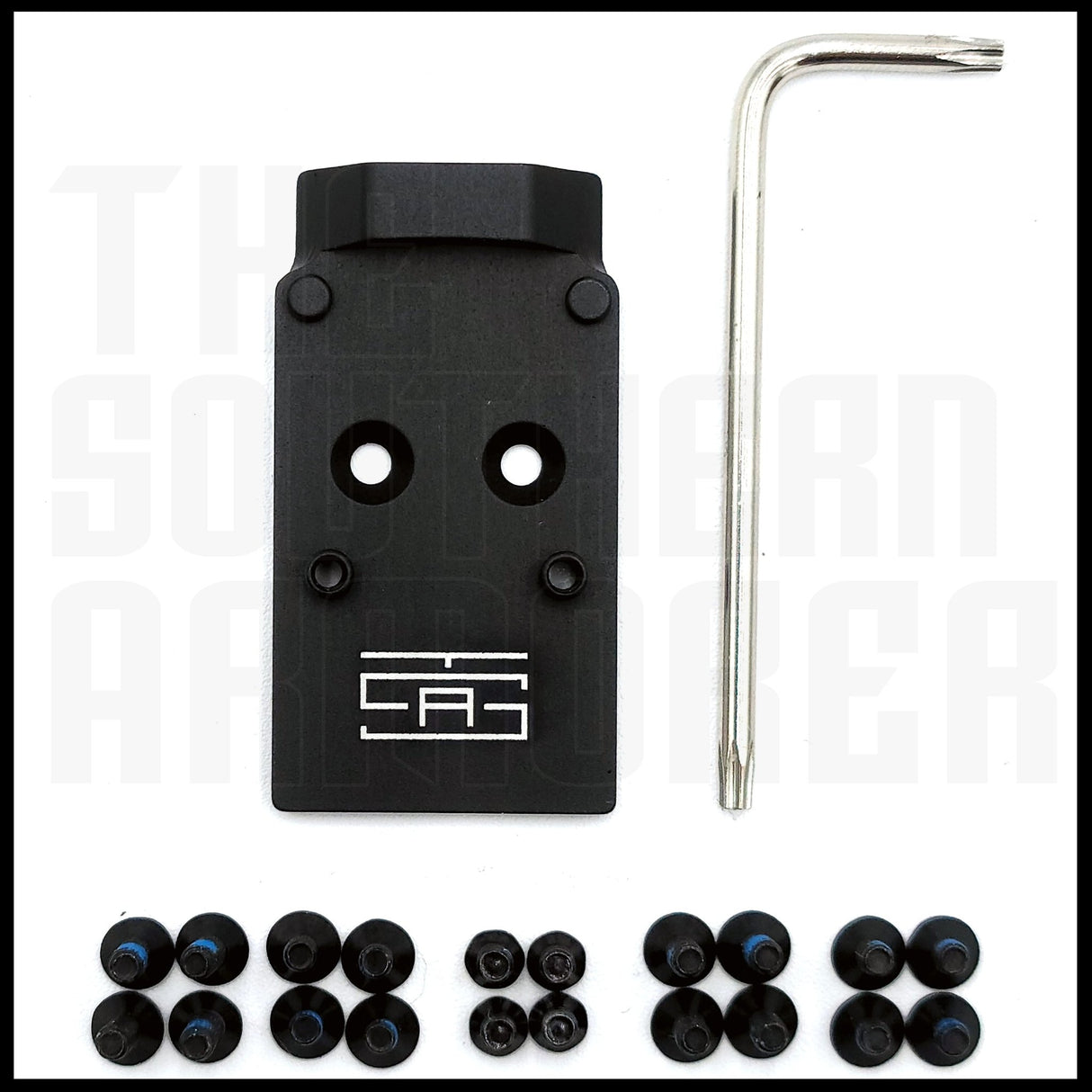 TSA® CZ® P - 10 Optics Ready Adapter Plate – Fits RMR Footprint (Trijicon®, Holosun® 407C/507C/507COMP) - The Southern Armorer LLC