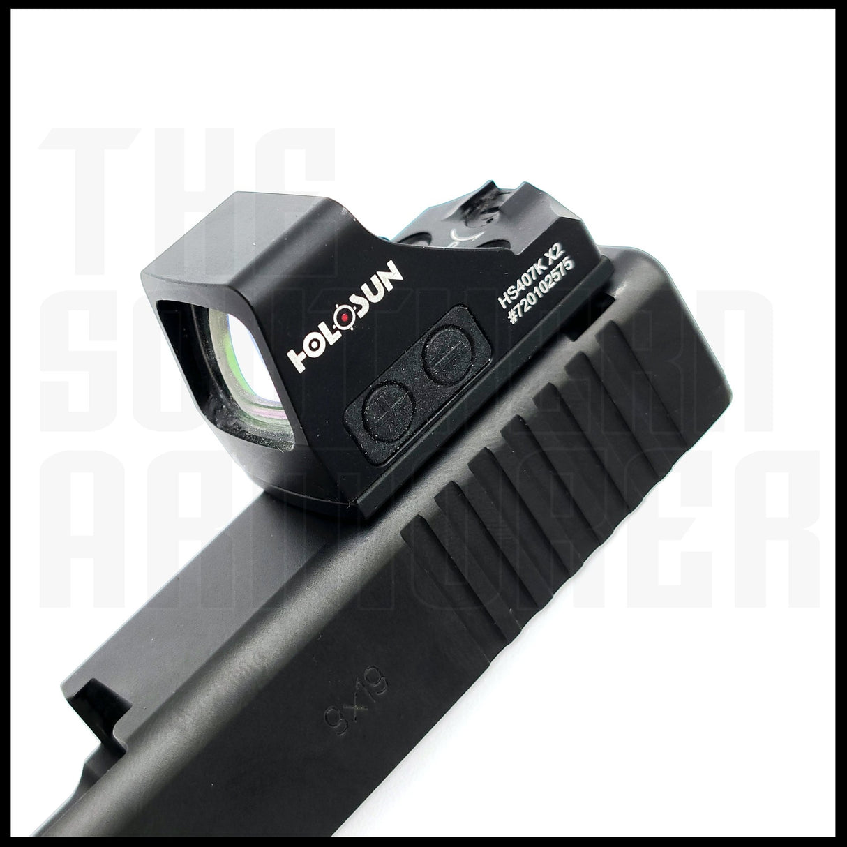 TSA® GLOCK® Rear Sight Dovetail Adapter Plate – Fits RMSc Footprint Optics (Holosun® 407K/507K, EPS Carry, Shield RMSc, Romeo Zero) - The Southern Armorer LLC