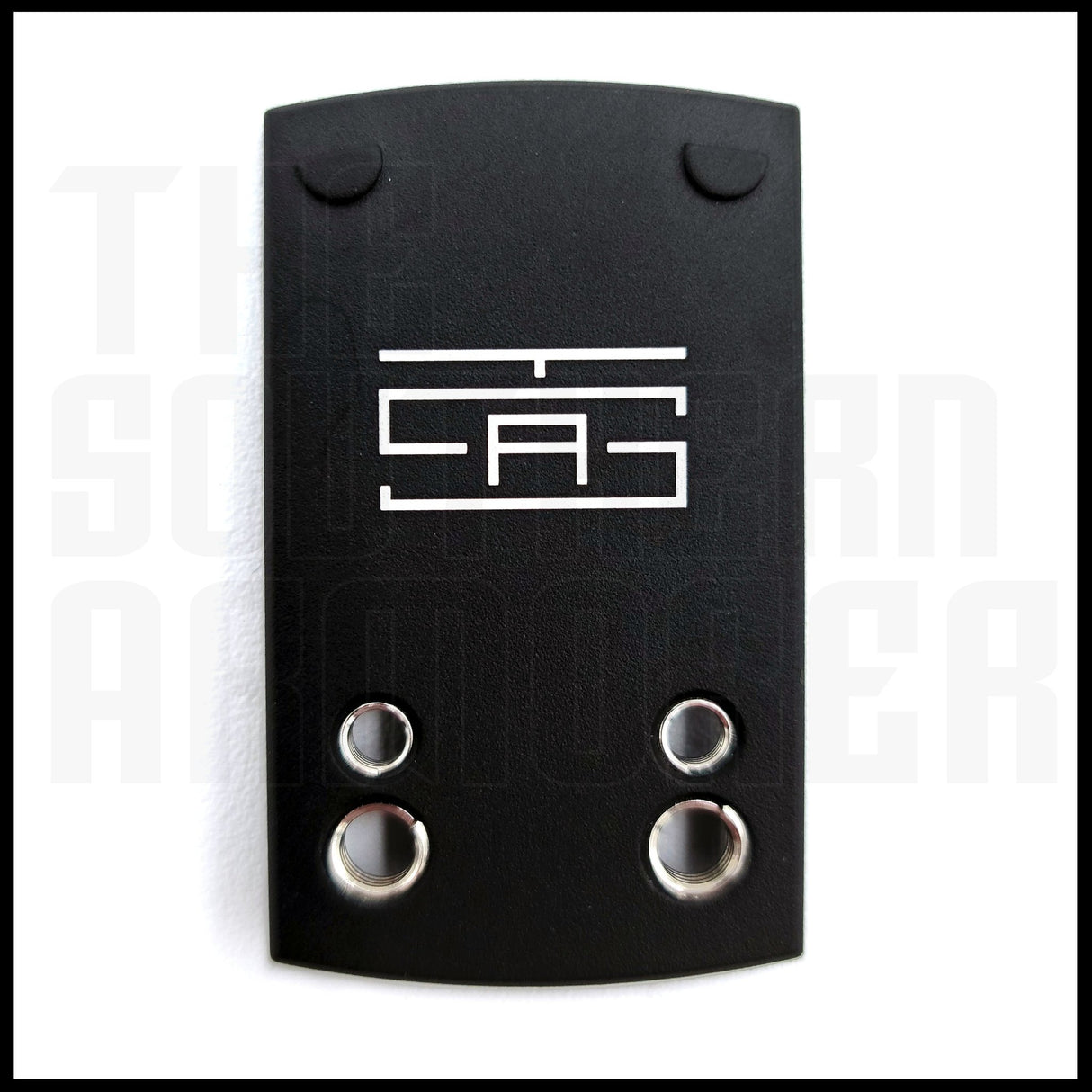 TSA® GLOCK® Rear Sight Dovetail Adapter Plate – Fits RMSc Footprint Optics (Holosun® 407K/507K, EPS Carry, Shield RMSc, Romeo Zero) - The Southern Armorer LLC