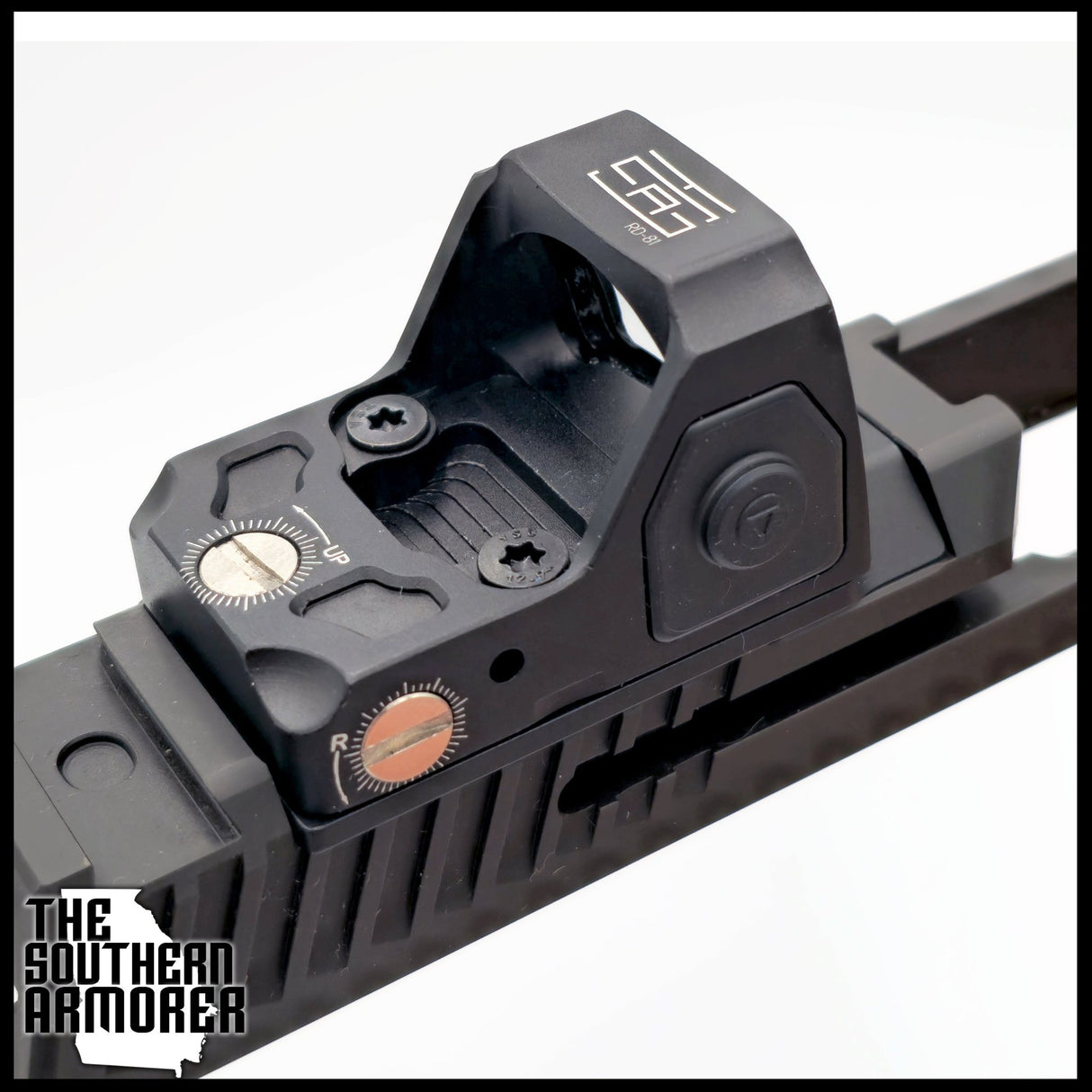 TSA® RD - 81 2 MOA Green Dot Sight – RMR Footprint Micro Pistol Optic w/ Shake Awake + Picatinny & GLOCK® Mount - The Southern Armorer LLC