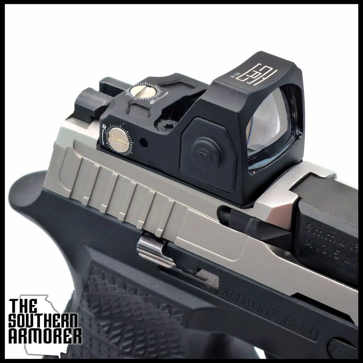 TSA® RD - 81 2 MOA Green Dot Sight – RMR Footprint Micro Pistol Optic w/ Shake Awake + Picatinny & GLOCK® Mount - The Southern Armorer LLC