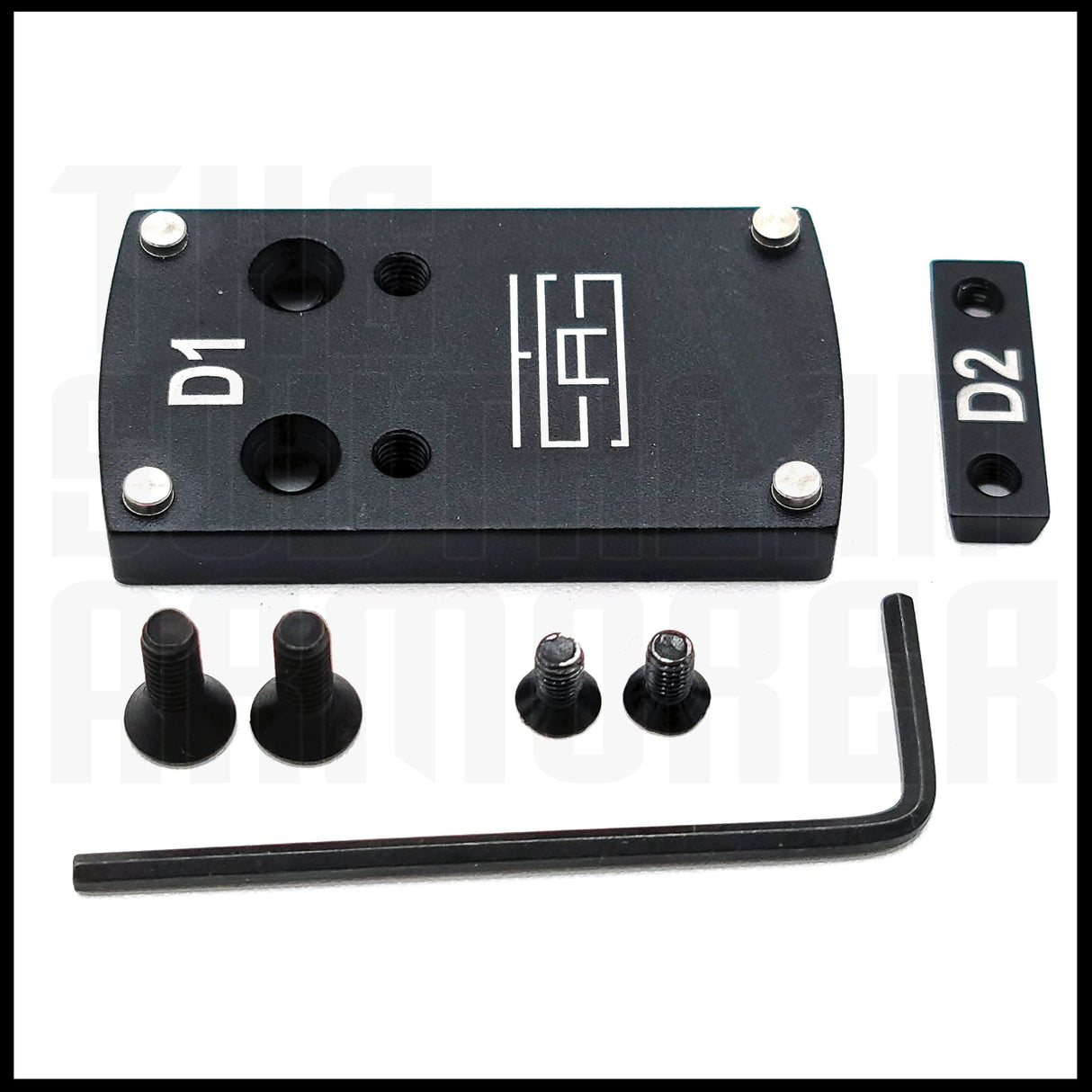 TSA® Rear Sight Dovetail Adapter Plate – Fits GLOCK® Standard Slides – DOCTER® Footprint Red Dot Compatibility (FastFire®, Venom®, Viper®, More) - The Southern Armorer LLC