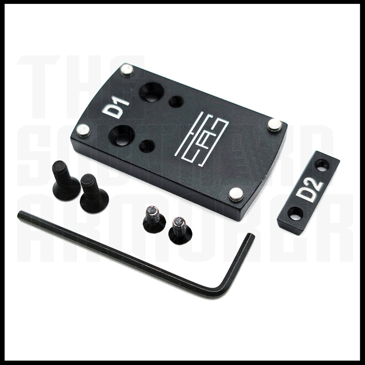 TSA® Rear Sight Dovetail Adapter Plate – Fits GLOCK® Standard Slides – DOCTER® Footprint Red Dot Compatibility (FastFire®, Venom®, Viper®, More) - The Southern Armorer LLC