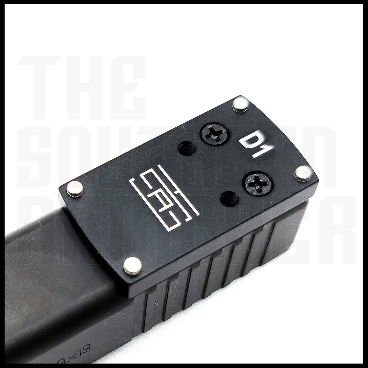 TSA® Rear Sight Dovetail Adapter Plate – Fits GLOCK® Standard Slides – DOCTER® Footprint Red Dot Compatibility (FastFire®, Venom®, Viper®, More) - The Southern Armorer LLC