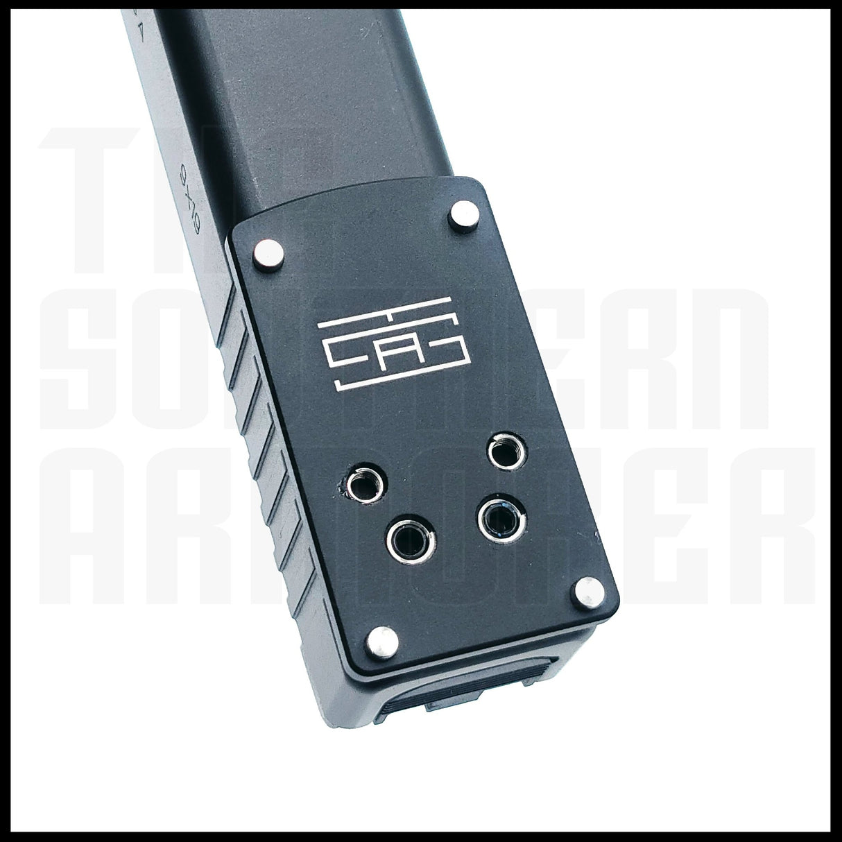 TSA® Rear Sight Dovetail Adapter Plate for GLOCK® Slides – Fits DOCTER® / Vortex® Venom / Burris® FastFire / Romeo 1® - The Southern Armorer LLC