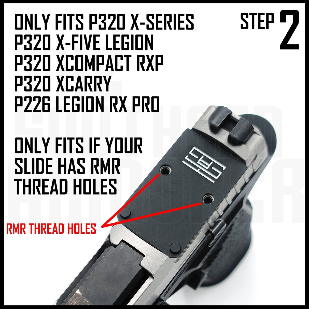 TSA® SIG SAUER® P320 Adapter Plate – Fits Romeo 1 Pro Cut to RMR Footprint (Trijicon®, Holosun®) - The Southern Armorer LLC