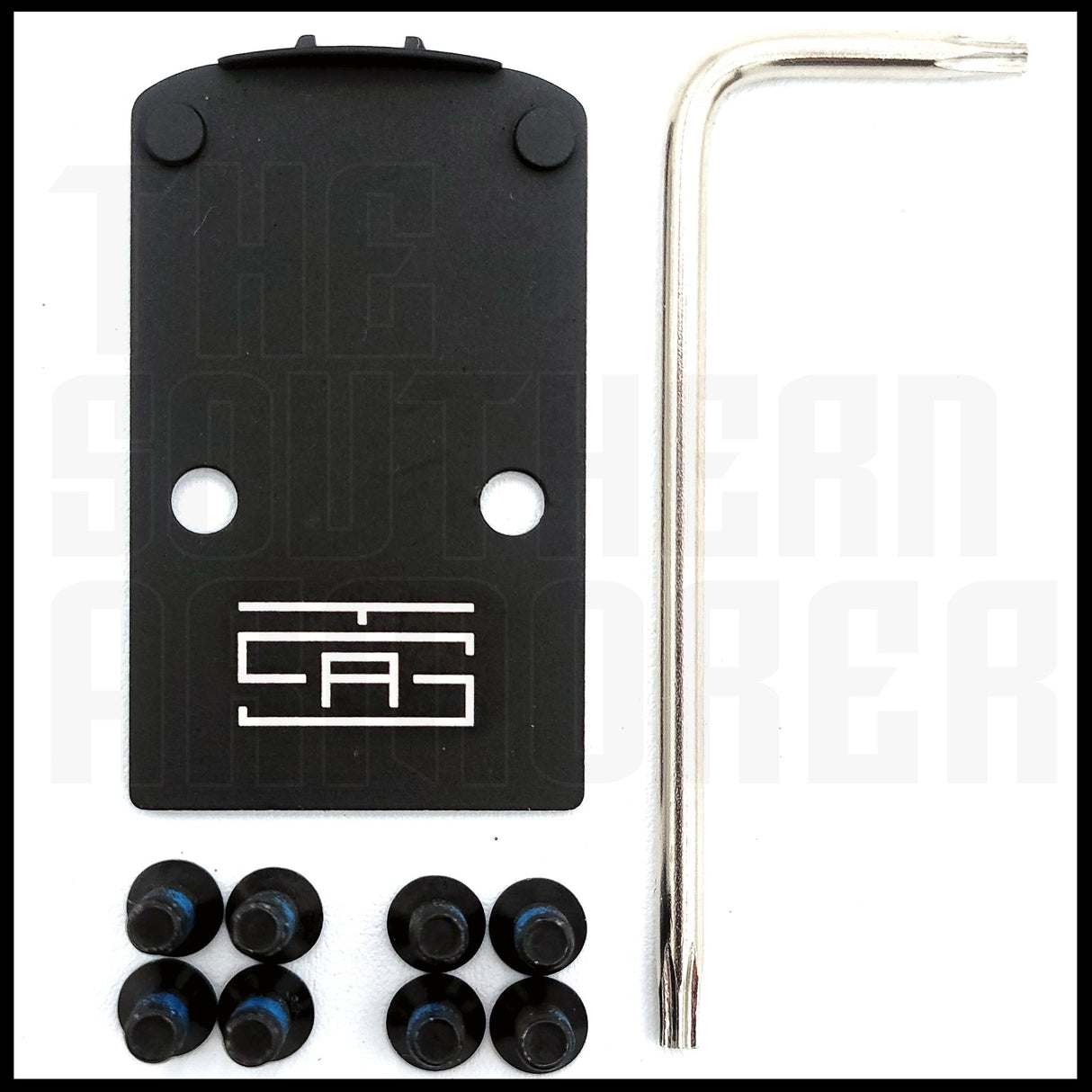 TSA® SIG SAUER® P320 Adapter Plate – Fits Romeo 1 Pro Cut to RMR Footprint (Trijicon®, Holosun®) - The Southern Armorer LLC