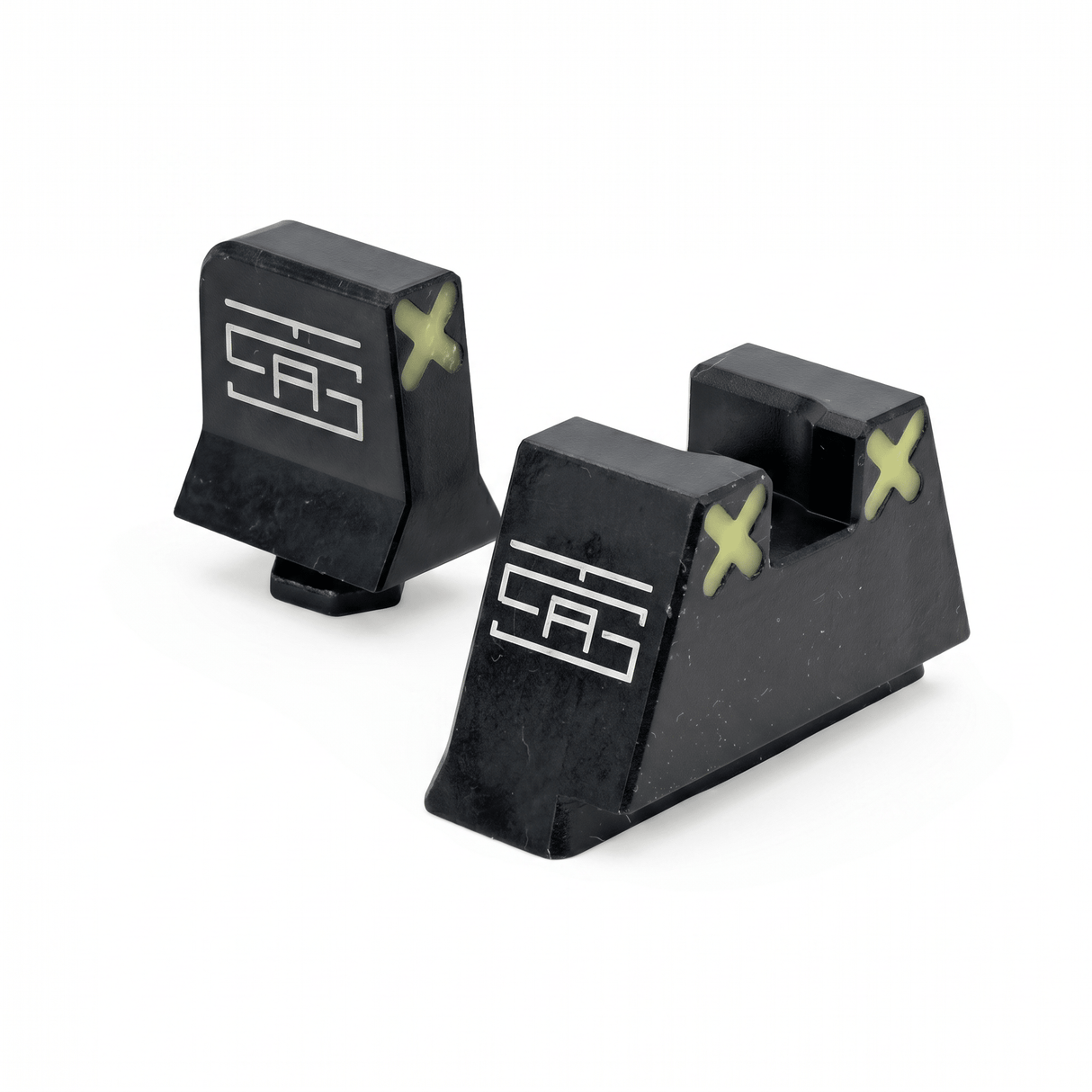 TSA® XXX Glow Suppressor Height Sights for Glock® Slimline | Fits G43, G43X, G43X MOS, G48 & G48 MOS - The Southern Armorer LLC