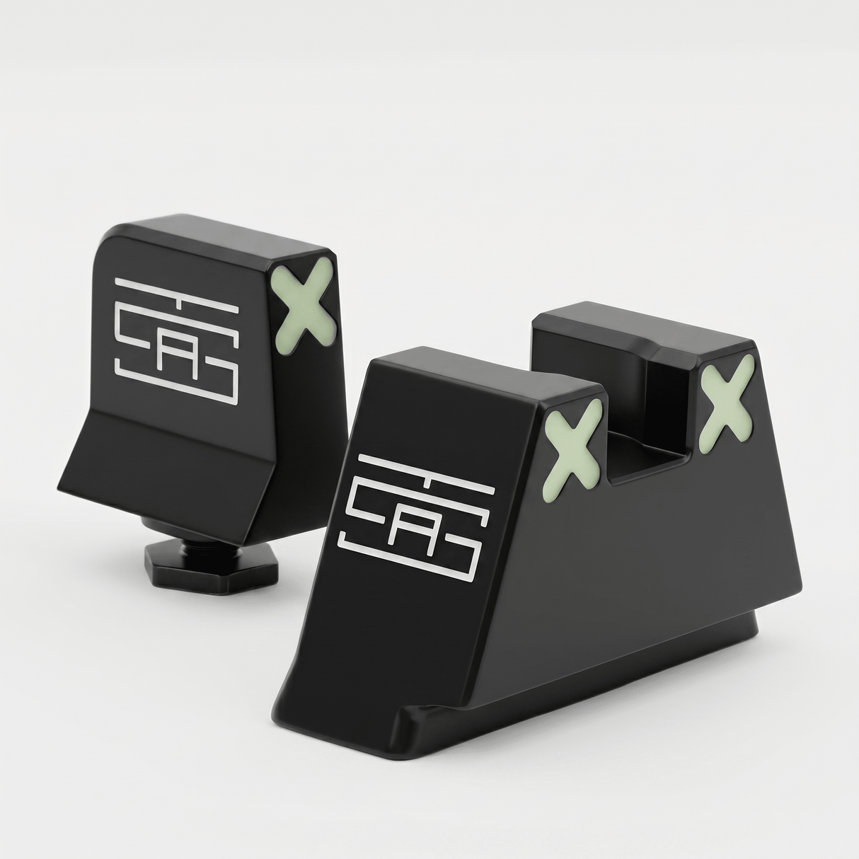 TSA® XXX Glow Suppressor Height Sights for Glock® Slimline | Fits G43, G43X, G43X MOS, G48 & G48 MOS - The Southern Armorer LLC