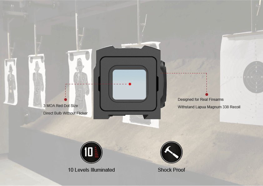 VECTOR OPTICS® Frenzy Plus SCRD - 63 Enclosed Red Dot – ACRO® Footprint + GLOCK® MOS Adapter - The Southern Armorer LLC