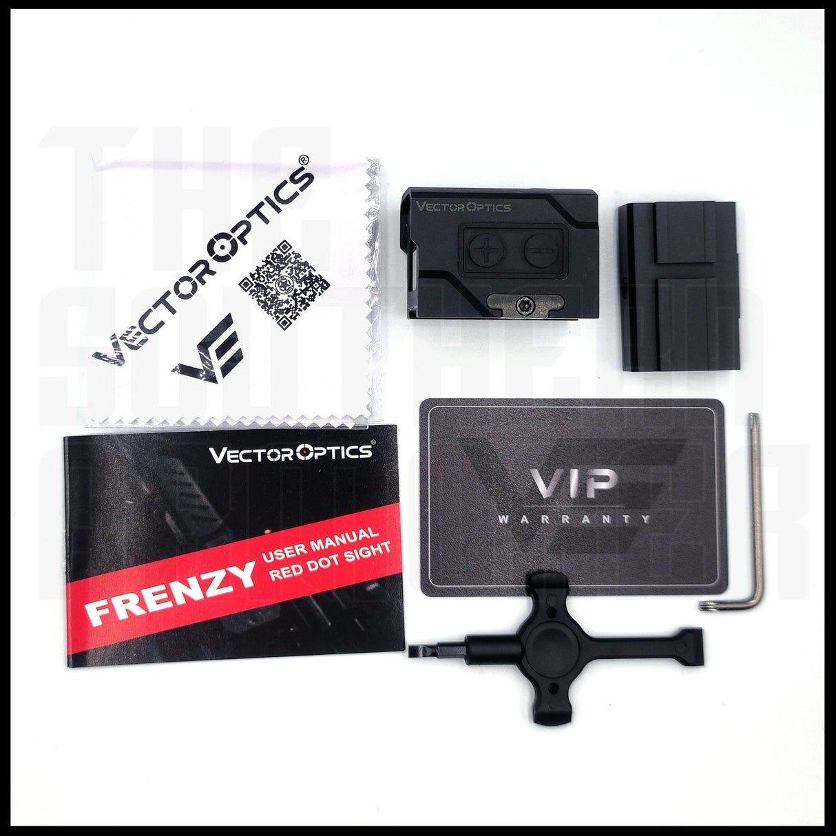 VECTOR OPTICS® Frenzy Plus SM63 - RMR — Solar Powered Enclosed Red Dot | ACRO® Footprint + RMR Adapter - The Southern Armorer LLC