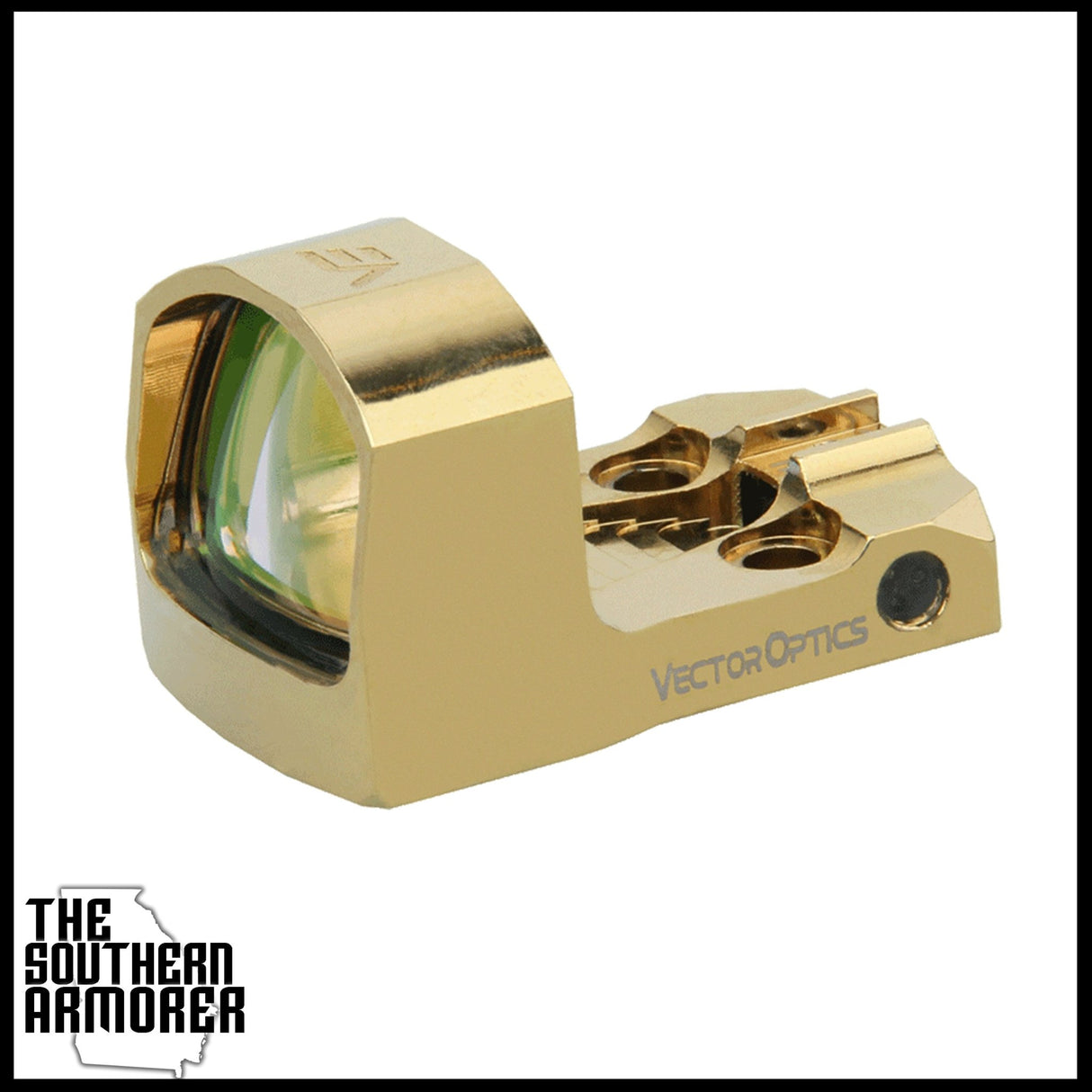 VECTOR OPTICS® Frenzy - S Micro Red Dot Optic – Gold Finish – RMSc® Footprint – 3 MOA - The Southern Armorer LLC