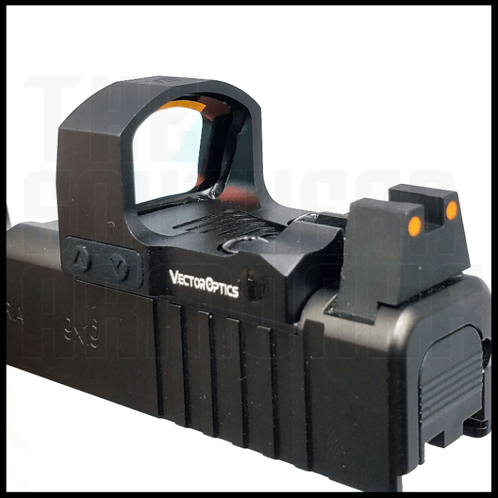 VECTOR OPTICS® Frenzy - S SCRD - 62 Red Dot Optic – 3 MOA | RMSc® Footprint | Shake Awake + Side Battery Tray - The Southern Armorer LLC