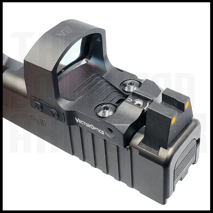 VECTOR OPTICS® Frenzy - S SCRD - 62 Red Dot Optic – 3 MOA | RMSc® Footprint | Shake Awake + Side Battery Tray - The Southern Armorer LLC