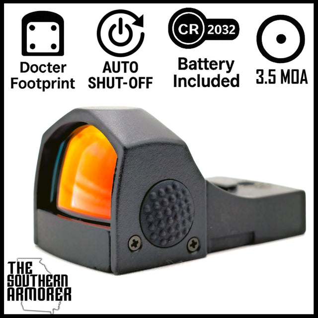 VICTOPTICS® RDSL16 Red Dot Optic – 3.5 MOA | DOCTER® Footprint | Fits GLOCK® MOS, Sig Sauer®, Springfield®, FN®, Walther® & More - The Southern Armorer LLC