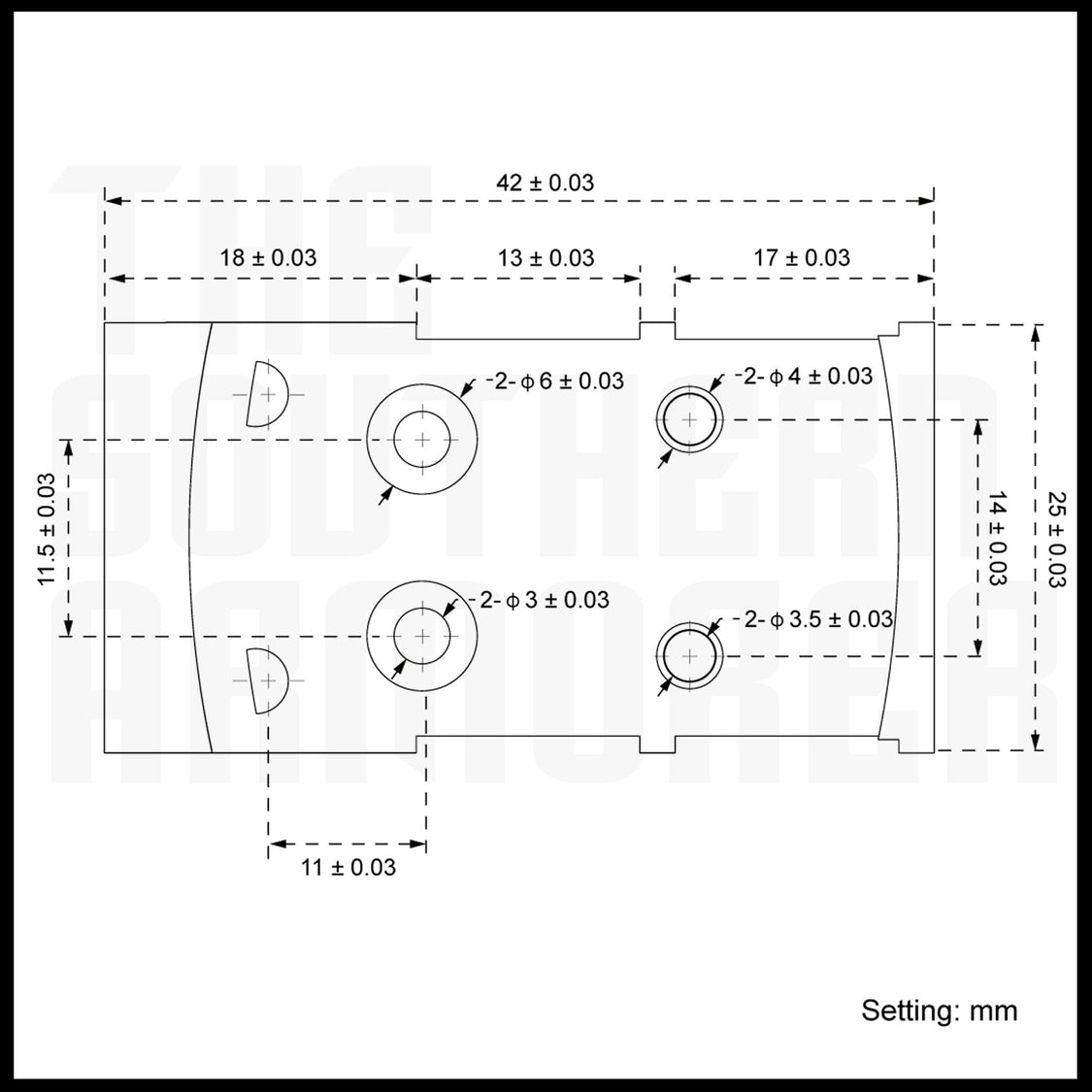 ADAPTER PLATE FOR GLOCK® MOS TO FIT RMSc, 407K, 507K, Sentinel II, RCR ...