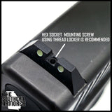 Glow - in - the - Dark Night Sights – Fits TAURUS® G3 G3C G3X G3XL incl. TORO - The Southern Armorer LLC