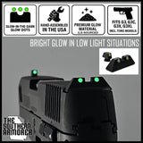 Glow - in - the - Dark Night Sights – Fits TAURUS® G3 G3C G3X G3XL incl. TORO - The Southern Armorer LLC