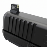 TSA® XXX Glow Suppressor Height Sights for Glock® Slimline | Fits G43, G43X, G43X MOS, G48 & G48 MOS