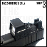 TSA® Adapter Filling Plate – Fits Holosun® 407K / 507K – Springfield® Hellcat OSP & GLOCK® 43X/48 MOS - The Southern Armorer LLC