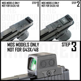 TSA® Adapter Plate for GLOCK® Gen5 MOS Models – Fits Holosun® 509T Red Dot Optic - The Southern Armorer LLC