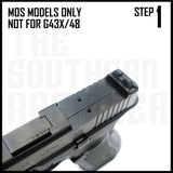 TSA® Adapter Plate – RMSc Footprint Optics for GLOCK® MOS Pistols (Holosun®, Shield®, Swampfox®, SIG Sauer®, More) - The Southern Armorer LLC