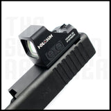TSA® GLOCK® Rear Sight Dovetail Adapter Plate – Fits RMSc Footprint Optics (Holosun® 407K/507K, EPS Carry, Shield RMSc, Romeo Zero) - The Southern Armorer LLC