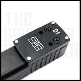 TSA® Rear Sight Dovetail Adapter Plate – Fits GLOCK® Standard Slides – DOCTER® Footprint Red Dot Compatibility (FastFire®, Venom®, Viper®, More) - The Southern Armorer LLC