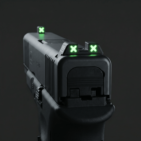 TSA® XXX Glow Sights for Glock® 17 19 19X 40 44 45 47 49 Gen 1-6 & MOS Screws Included - The Southern Armorer LLC