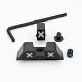 TSA® XXX Glow Sights for Glock® 17 19 19X 40 44 45 47 49 Gen 1-6 & MOS Screws Included - The Southern Armorer LLC