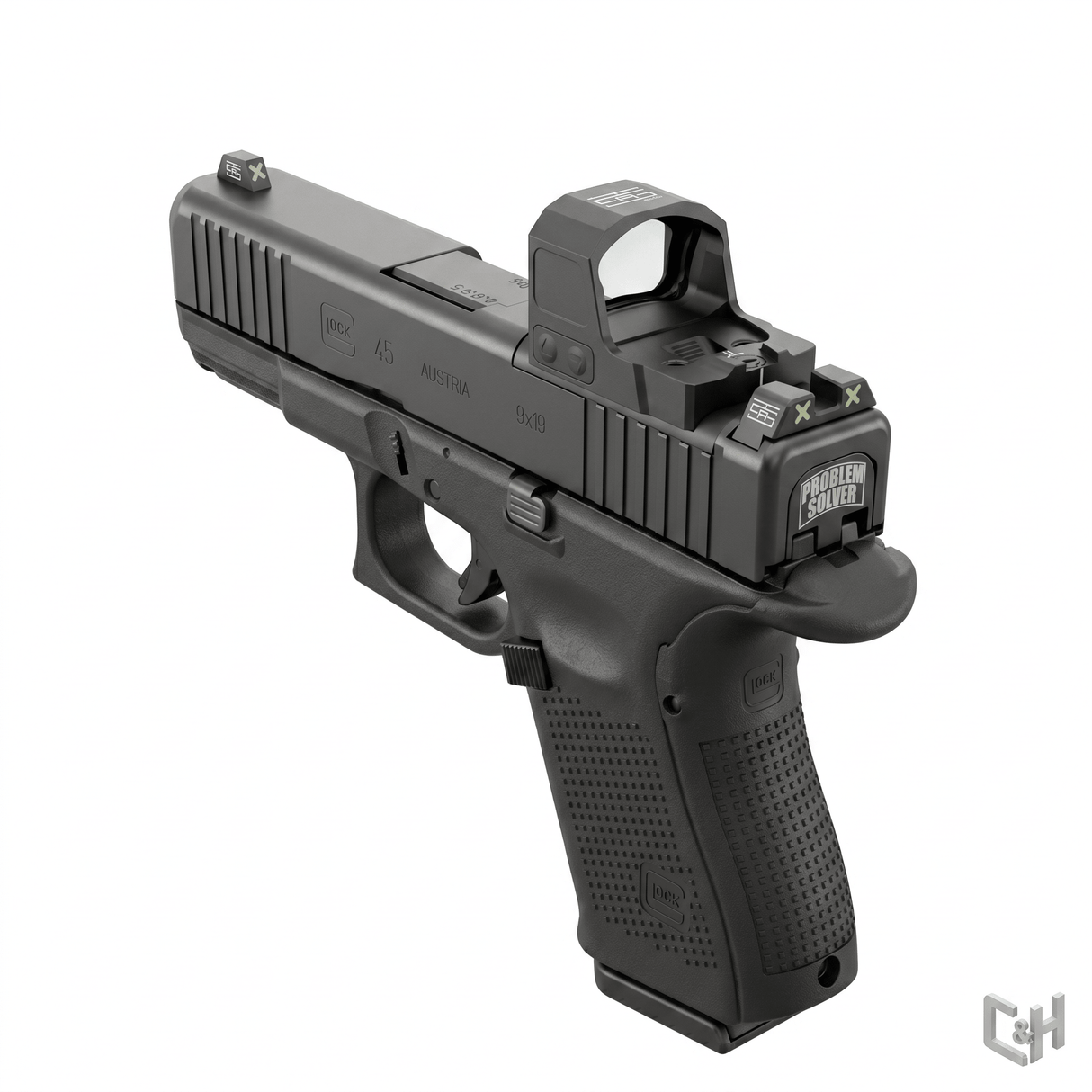 TSA® XXX Glow Sights for Glock® 17 19 19X 40 44 45 47 49 Gen 1-6 & MOS Screws Included - The Southern Armorer LLC