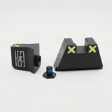 TSA® XXX Glow Suppressor Height Sights for Glock® Slimline | Fits G43, G43X, G43X MOS, G48 & G48 MOS - The Southern Armorer LLC