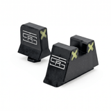 TSA® XXX Glow Suppressor Height Sights for Glock® Slimline | Fits G43, G43X, G43X MOS, G48 & G48 MOS - The Southern Armorer LLC