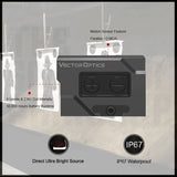 VECTOR OPTICS® Frenzy Plus SM63 - RMR — Solar Powered Enclosed Red Dot | ACRO® Footprint + RMR Adapter - The Southern Armorer LLC