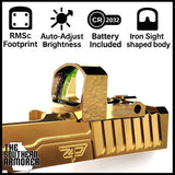 VECTOR OPTICS® Frenzy - S Micro Red Dot Optic – Gold Finish – RMSc® Footprint – 3 MOA - The Southern Armorer LLC