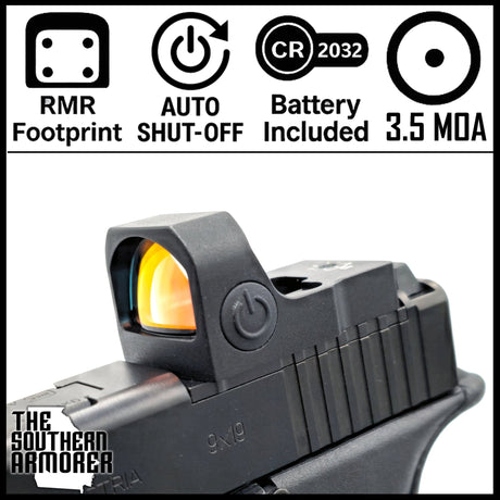 VICTOPTICS® V3 RDSL25 Red Dot Optic — 3.5 MOA | RMR® Footprint | Fits GLOCK® MOS, Canik®, FN®, Springfield® & More - The Southern Armorer LLC